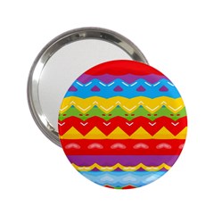 Colorful Waves                                                                                                           			2 25  Handbag Mirror