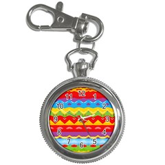 Colorful Waves                                                                                                           			key Chain Watch