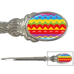 Colorful Waves                                                                                                           			letter Opener