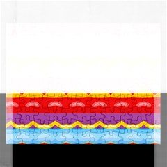 Colorful Waves                                                                                                           			jigsaw Puzzle (rectangular)