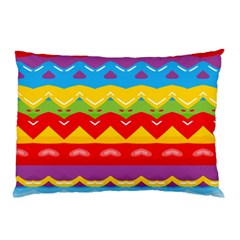 Colorful Waves                                                                                                           			pillow Case