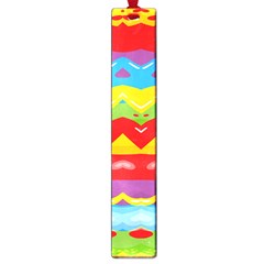 Colorful Waves                                                                                                           			large Book Mark