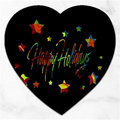 Happy Holidays Jigsaw Puzzle (heart)