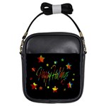 Happy holidays Girls Sling Bags Front