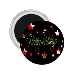 Happy Holidays 2  2 25  Magnets by Valentinaart