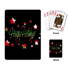 Happy Holidays 2  Playing Card