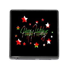 Happy Holidays 2  Memory Card Reader (square) by Valentinaart