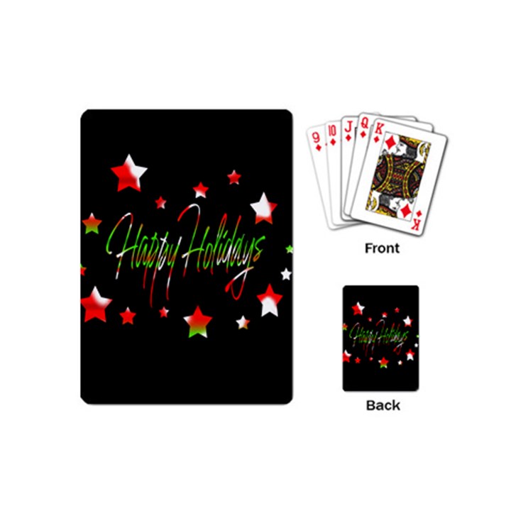 Happy Holidays 2  Playing Cards (Mini) 