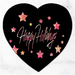 Happy Holidays 3 Jigsaw Puzzle (heart)