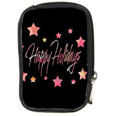 Happy Holidays 3 Compact Camera Cases by Valentinaart