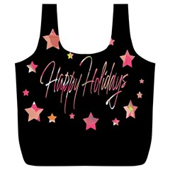 Happy Holidays 3 Full Print Recycle Bags (l)  by Valentinaart