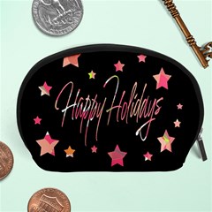 Happy Holidays 3 Accessory Pouches (large)  by Valentinaart