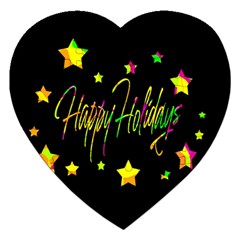 Happy Holidays 4 Jigsaw Puzzle (heart)