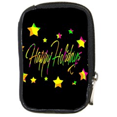 Happy Holidays 4 Compact Camera Cases by Valentinaart