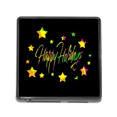 Happy Holidays 4 Memory Card Reader (square) by Valentinaart