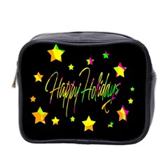 Happy Holidays 4 Mini Toiletries Bag 2-side by Valentinaart