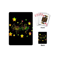 Happy Holidays 4 Playing Cards (mini) 