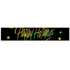 Happy Holidays 4 Flano Scarf (large)