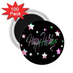 Happy Holidays 5 2.25  Magnets (100 pack)  Front