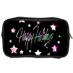 Happy Holidays 5 Toiletries Bags 2-side by Valentinaart