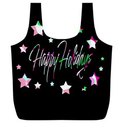 Happy Holidays 5 Full Print Recycle Bags (l)  by Valentinaart