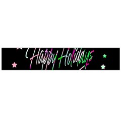 Happy Holidays 5 Flano Scarf (large)