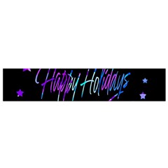 Happy Holidays 6 Flano Scarf (small) by Valentinaart