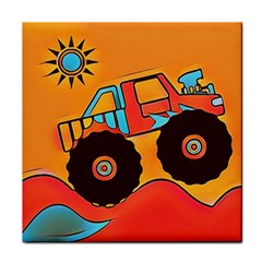 Colorful Car Design For Kids  Face Towel by GabriellaDavid