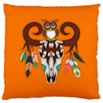 The Owl Designed For Kid s  Large Flano Cushion Case (Two Sides) Front