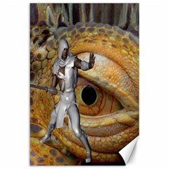 Dragon Slayer Canvas 24  X 36  by icarusismartdesigns