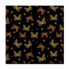 Insects Motif Pattern Tile Coasters