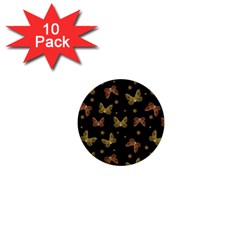 Insects Motif Pattern 1  Mini Buttons (10 Pack)  by dflcprints