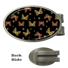 Insects Motif Pattern Money Clips (oval)  by dflcprints