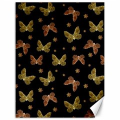 Insects Motif Pattern Canvas 12  X 16   by dflcprints