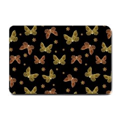 Insects Motif Pattern Small Doormat 