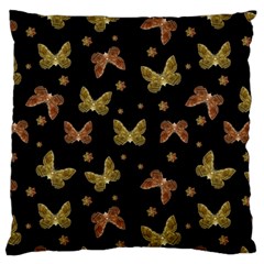 Insects Motif Pattern Large Cushion Case (two Sides)