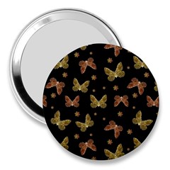 Insects Motif Pattern 3  Handbag Mirrors by dflcprints