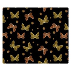 Insects Motif Pattern Double Sided Flano Blanket (small) 