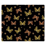 Insects Motif Pattern Double Sided Flano Blanket (Small)  50 x40  Blanket Front