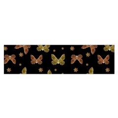 Insects Motif Pattern Satin Scarf (oblong)