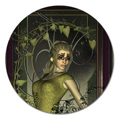 Wonderful Fairy Magnet 5  (round) by FantasyWorld7