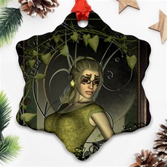 Wonderful Fairy Snowflake Ornament (2-side)