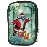 Funny Santa Claus In The Underwater World Compact Camera Cases Front