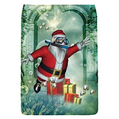 Funny Santa Claus In The Underwater World Flap Covers (s)  by FantasyWorld7