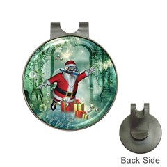 Funny Santa Claus In The Underwater World Hat Clips With Golf Markers by FantasyWorld7