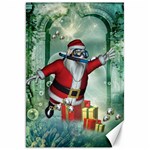 Funny Santa Claus In The Underwater World Canvas 20  x 30   19.62 x28.9  Canvas - 1