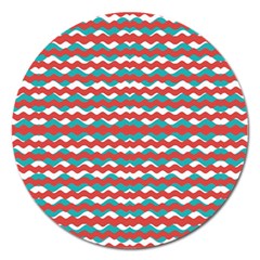 Geometric Waves Magnet 5  (round)