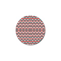 Geometric Waves Golf Ball Marker by dflcprints