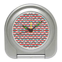 Geometric Waves Travel Alarm Clocks