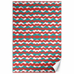 Geometric Waves Canvas 12  X 18   by dflcprints